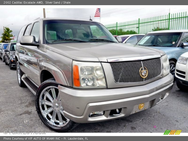 Silver Sand / Shale 2002 Cadillac Escalade AWD