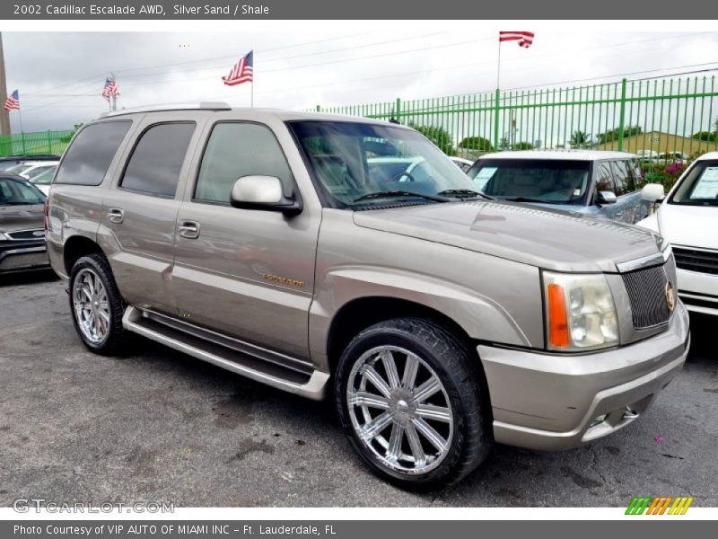 Silver Sand / Shale 2002 Cadillac Escalade AWD