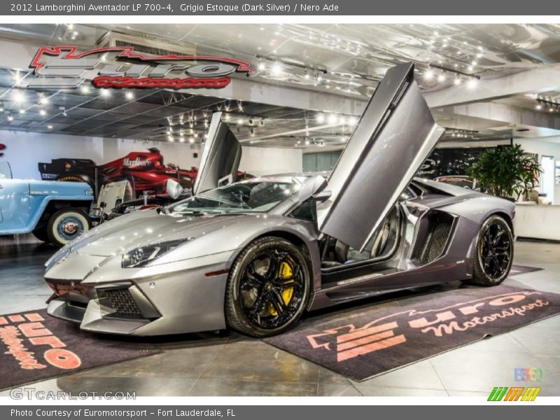 Grigio Estoque (Dark Silver) / Nero Ade 2012 Lamborghini Aventador LP 700-4