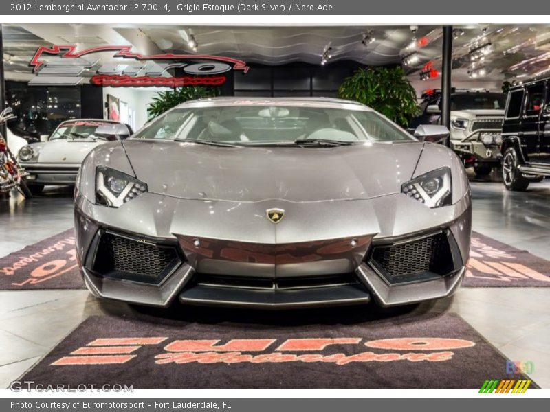 Grigio Estoque (Dark Silver) / Nero Ade 2012 Lamborghini Aventador LP 700-4