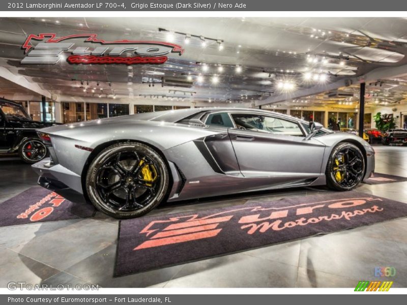 Grigio Estoque (Dark Silver) / Nero Ade 2012 Lamborghini Aventador LP 700-4