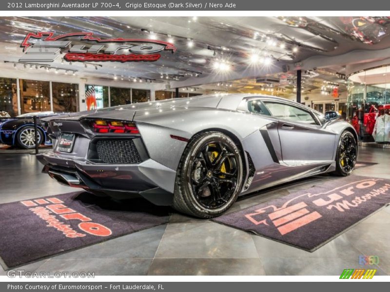 Grigio Estoque (Dark Silver) / Nero Ade 2012 Lamborghini Aventador LP 700-4