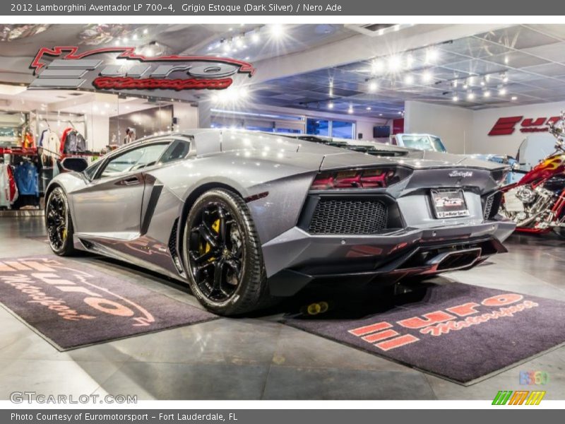 Grigio Estoque (Dark Silver) / Nero Ade 2012 Lamborghini Aventador LP 700-4