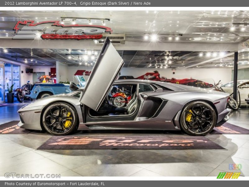 Grigio Estoque (Dark Silver) / Nero Ade 2012 Lamborghini Aventador LP 700-4