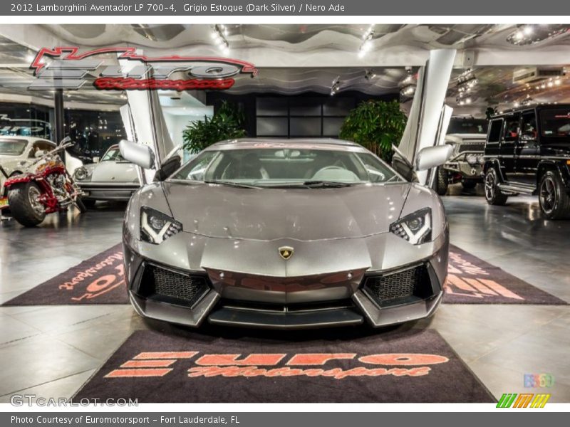 Grigio Estoque (Dark Silver) / Nero Ade 2012 Lamborghini Aventador LP 700-4