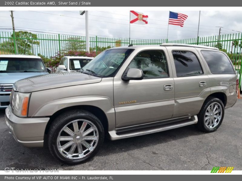 Silver Sand / Shale 2002 Cadillac Escalade AWD