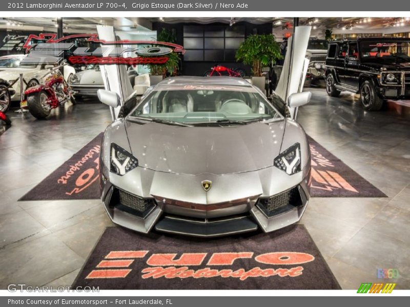 Grigio Estoque (Dark Silver) / Nero Ade 2012 Lamborghini Aventador LP 700-4