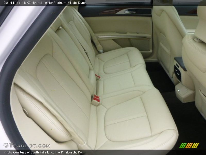 White Platinum / Light Dune 2014 Lincoln MKZ Hybrid