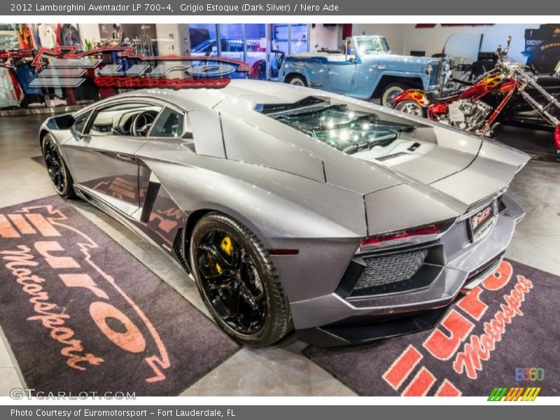 Grigio Estoque (Dark Silver) / Nero Ade 2012 Lamborghini Aventador LP 700-4