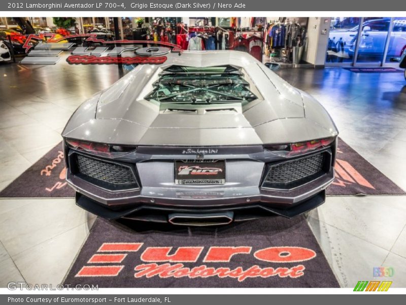 Grigio Estoque (Dark Silver) / Nero Ade 2012 Lamborghini Aventador LP 700-4