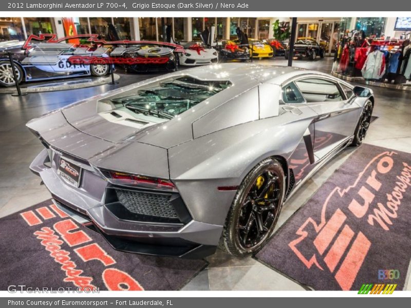 Grigio Estoque (Dark Silver) / Nero Ade 2012 Lamborghini Aventador LP 700-4