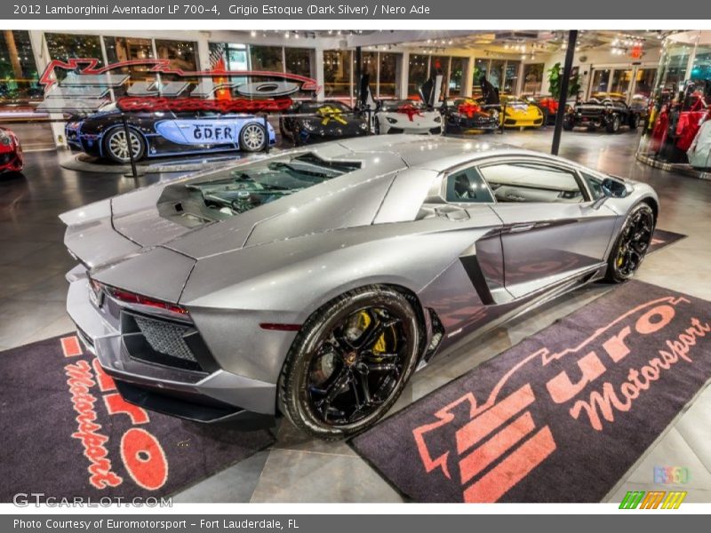 Grigio Estoque (Dark Silver) / Nero Ade 2012 Lamborghini Aventador LP 700-4