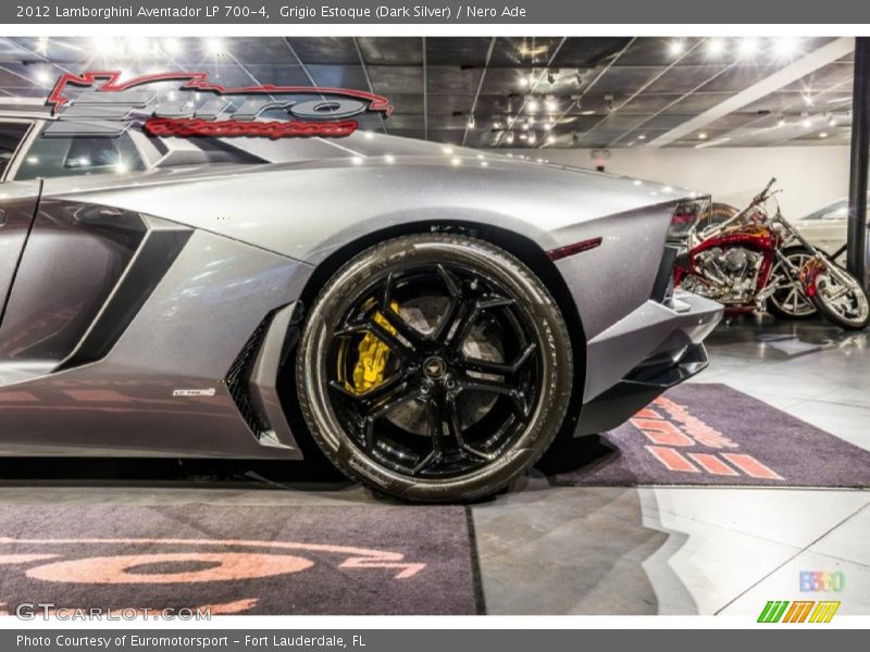 Grigio Estoque (Dark Silver) / Nero Ade 2012 Lamborghini Aventador LP 700-4