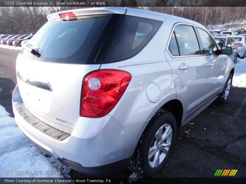 Silver Ice Metallic / Jet Black 2015 Chevrolet Equinox LS