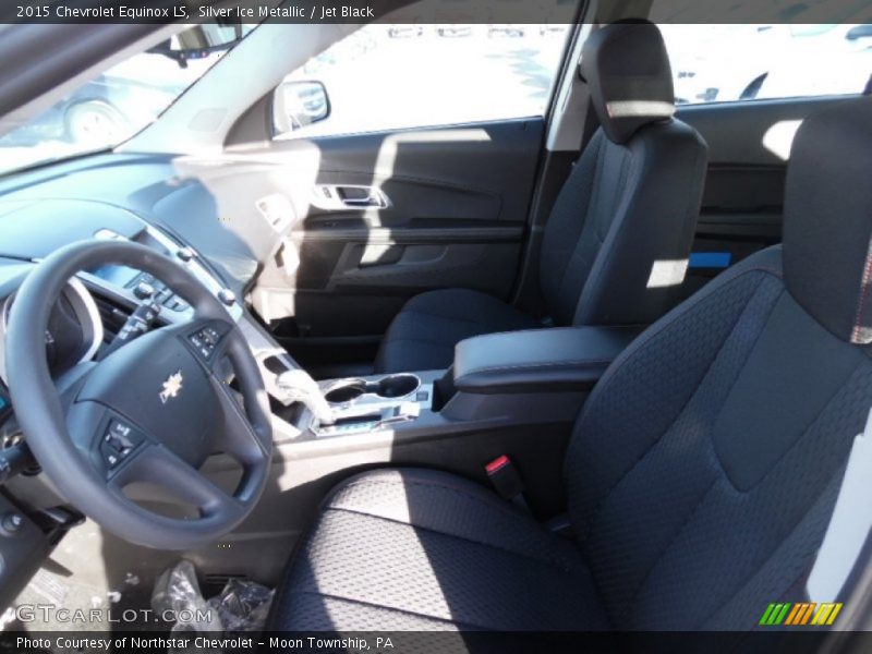 Silver Ice Metallic / Jet Black 2015 Chevrolet Equinox LS