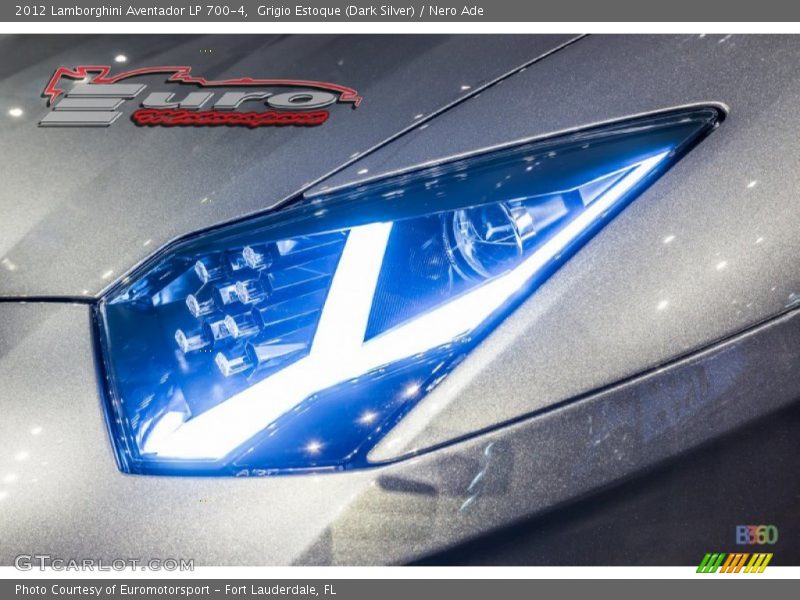 Grigio Estoque (Dark Silver) / Nero Ade 2012 Lamborghini Aventador LP 700-4