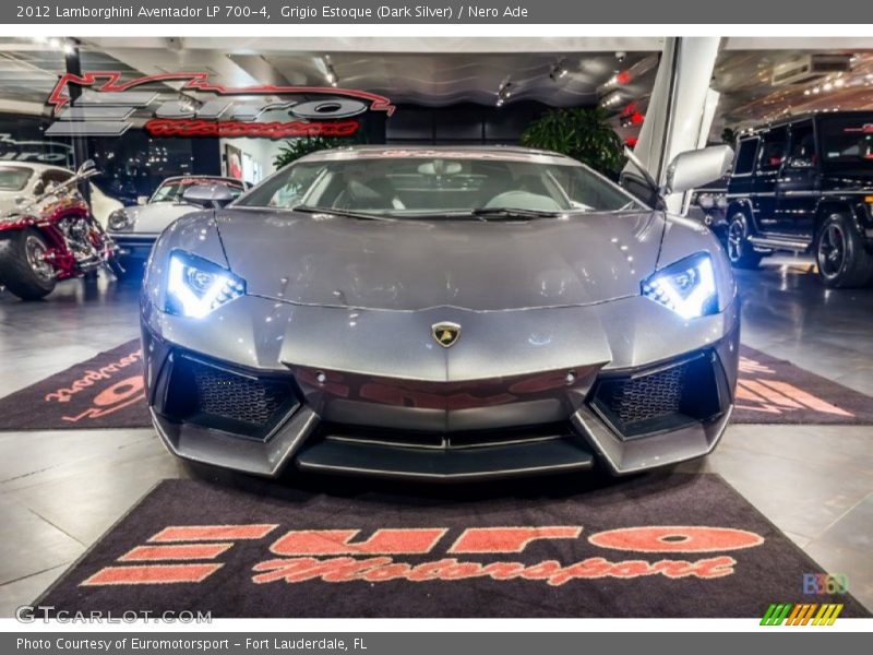 Grigio Estoque (Dark Silver) / Nero Ade 2012 Lamborghini Aventador LP 700-4