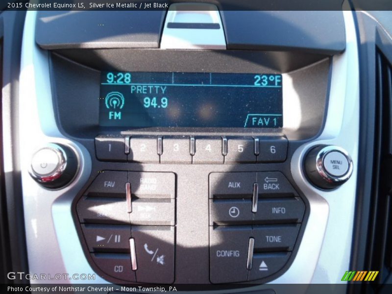 Silver Ice Metallic / Jet Black 2015 Chevrolet Equinox LS