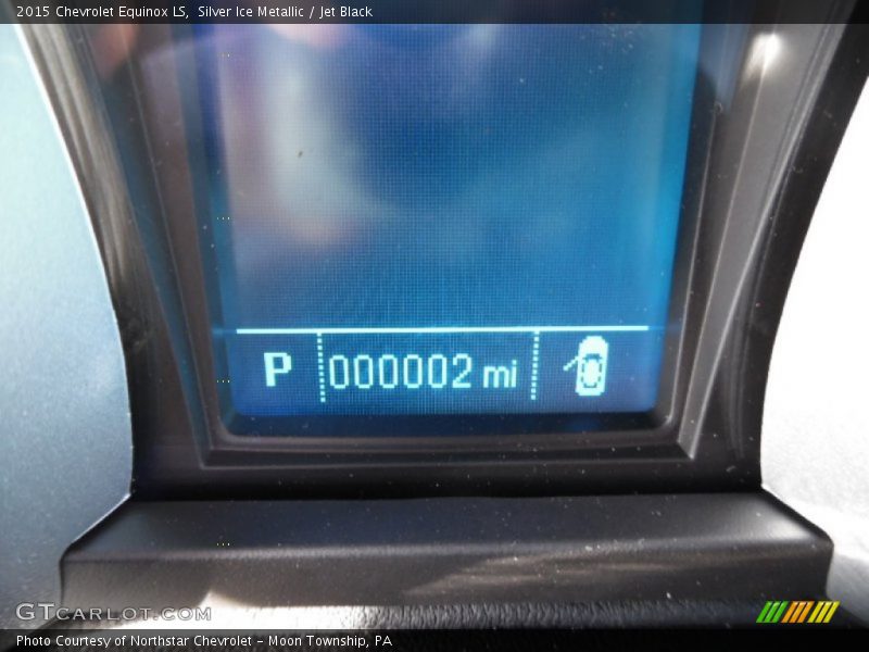 Silver Ice Metallic / Jet Black 2015 Chevrolet Equinox LS