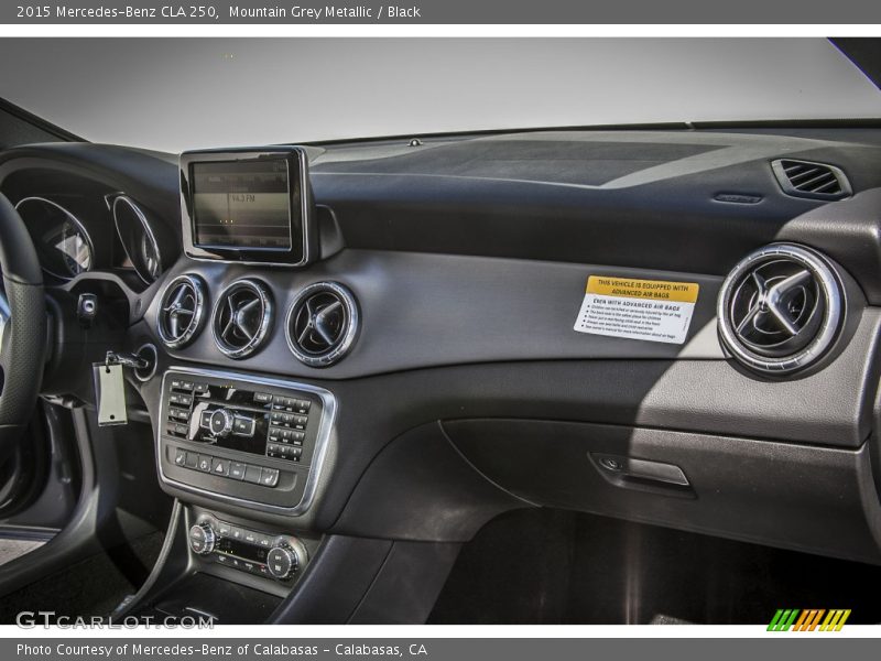 Mountain Grey Metallic / Black 2015 Mercedes-Benz CLA 250