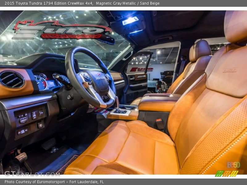 Magnetic Gray Metallic / Sand Beige 2015 Toyota Tundra 1794 Edition CrewMax 4x4