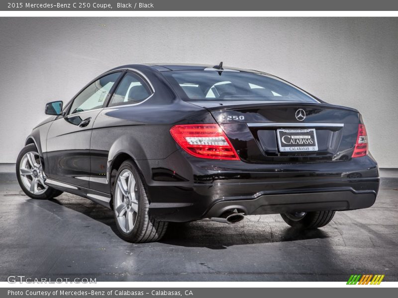 Black / Black 2015 Mercedes-Benz C 250 Coupe