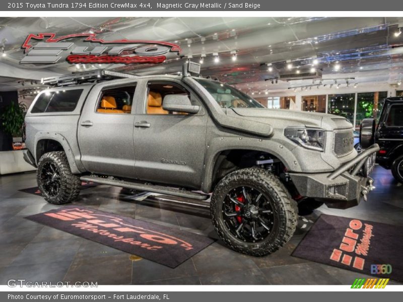 Magnetic Gray Metallic / Sand Beige 2015 Toyota Tundra 1794 Edition CrewMax 4x4
