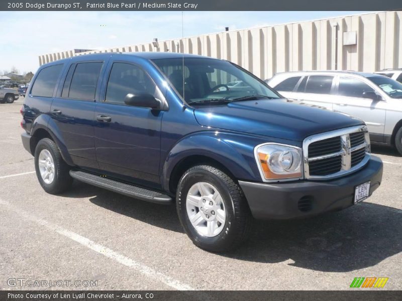 Patriot Blue Pearl / Medium Slate Gray 2005 Dodge Durango ST