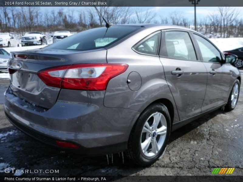 Sterling Gray / Charcoal Black 2014 Ford Focus SE Sedan