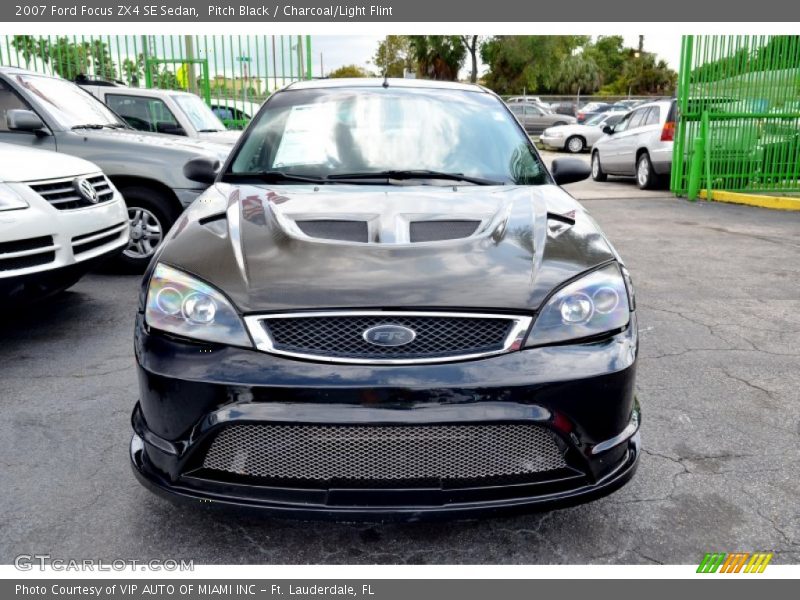 Pitch Black / Charcoal/Light Flint 2007 Ford Focus ZX4 SE Sedan