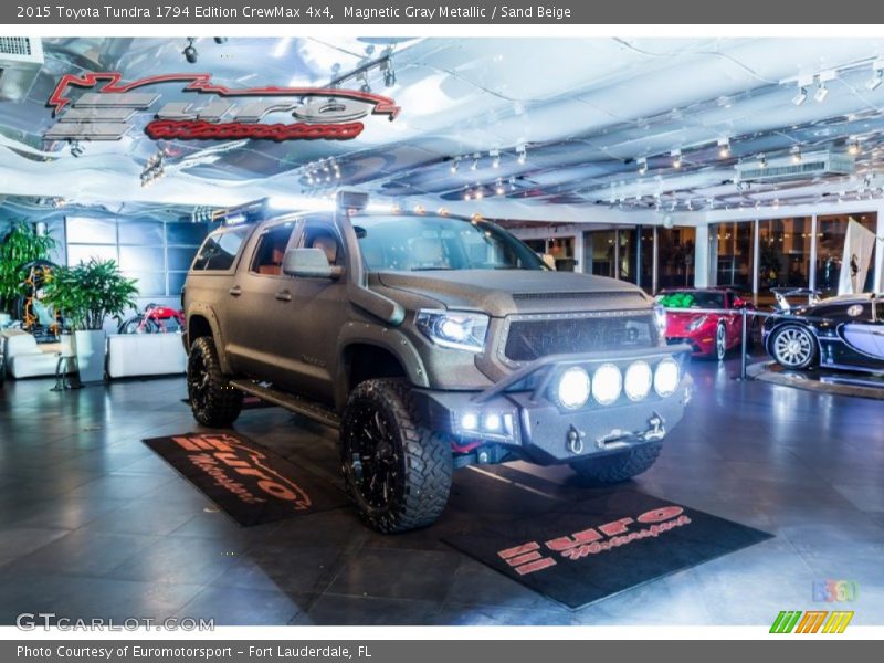 Magnetic Gray Metallic / Sand Beige 2015 Toyota Tundra 1794 Edition CrewMax 4x4