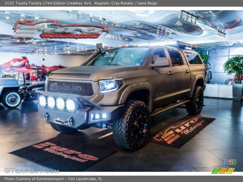 Magnetic Gray Metallic / Sand Beige 2015 Toyota Tundra 1794 Edition CrewMax 4x4