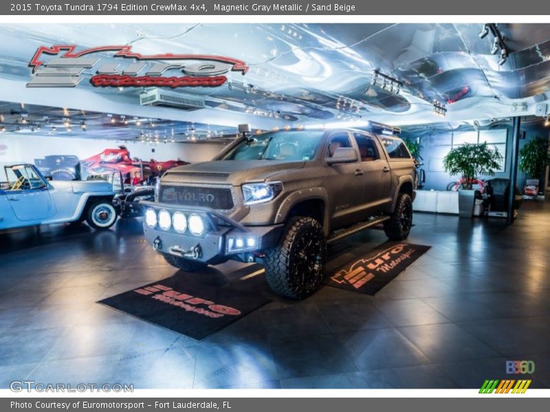 Magnetic Gray Metallic / Sand Beige 2015 Toyota Tundra 1794 Edition CrewMax 4x4