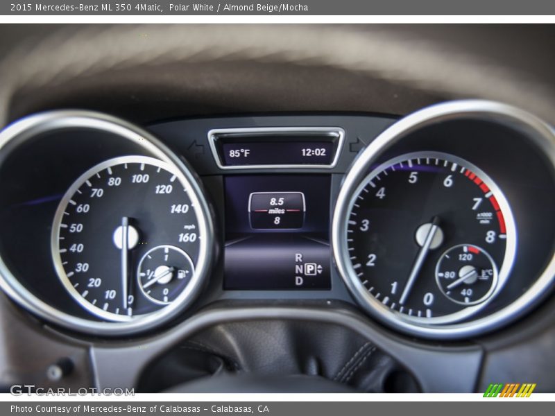 Polar White / Almond Beige/Mocha 2015 Mercedes-Benz ML 350 4Matic