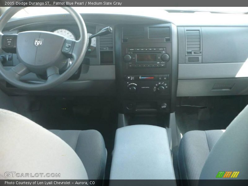 Patriot Blue Pearl / Medium Slate Gray 2005 Dodge Durango ST