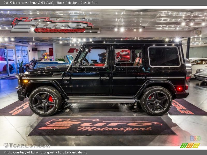 Black / designo Classic Red 2015 Mercedes-Benz G 63 AMG