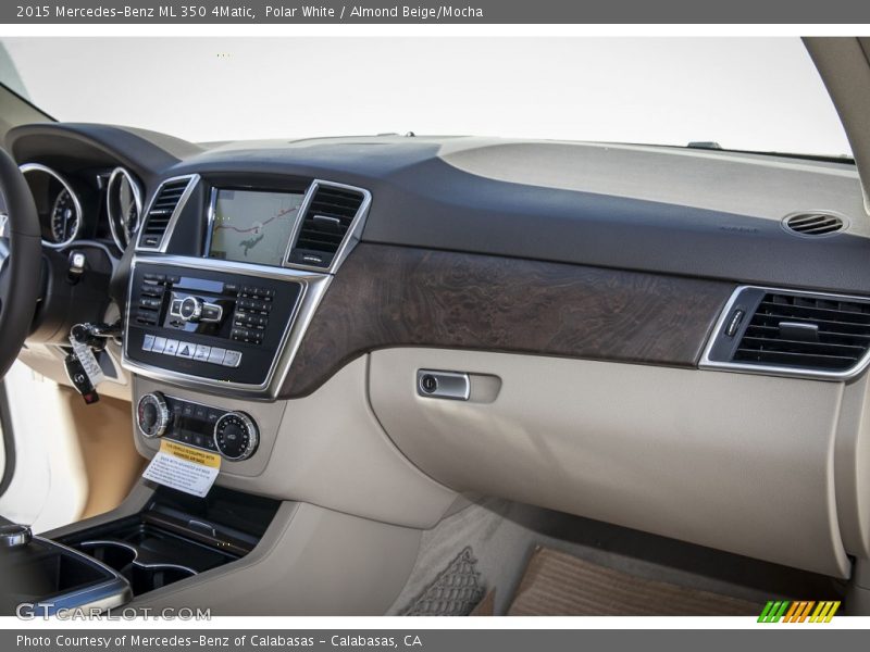 Polar White / Almond Beige/Mocha 2015 Mercedes-Benz ML 350 4Matic