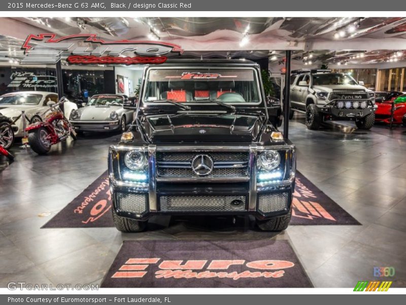 Black / designo Classic Red 2015 Mercedes-Benz G 63 AMG