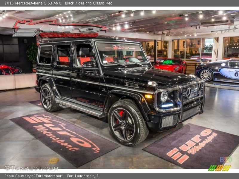 Black / designo Classic Red 2015 Mercedes-Benz G 63 AMG