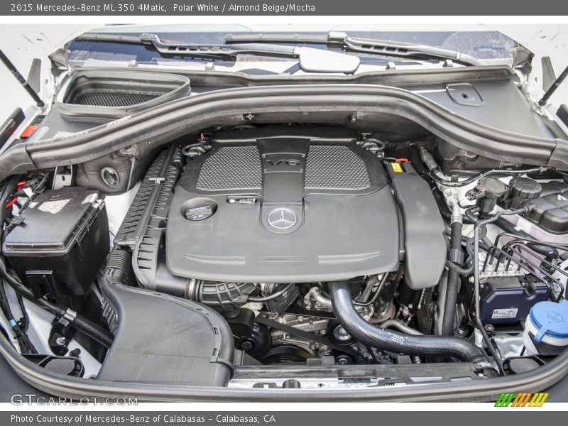 Polar White / Almond Beige/Mocha 2015 Mercedes-Benz ML 350 4Matic