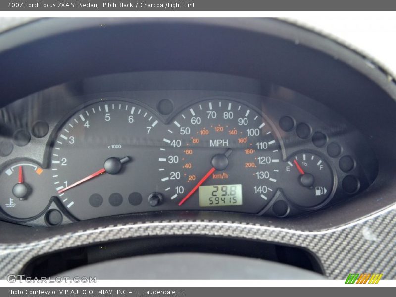 Pitch Black / Charcoal/Light Flint 2007 Ford Focus ZX4 SE Sedan