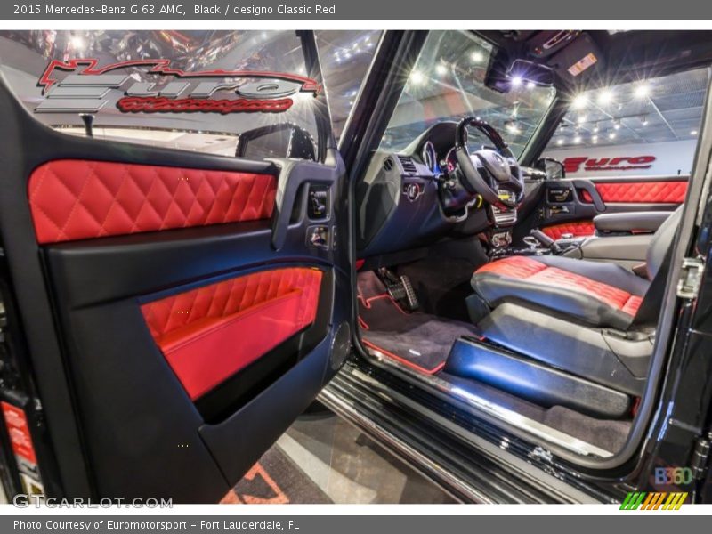 Black / designo Classic Red 2015 Mercedes-Benz G 63 AMG