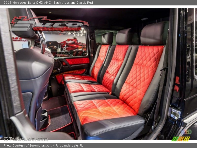 Black / designo Classic Red 2015 Mercedes-Benz G 63 AMG