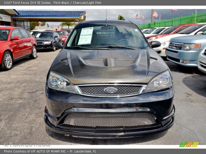Pitch Black / Charcoal/Light Flint 2007 Ford Focus ZX4 SE Sedan