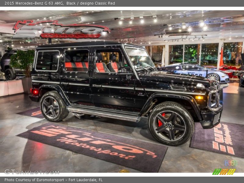 Black / designo Classic Red 2015 Mercedes-Benz G 63 AMG