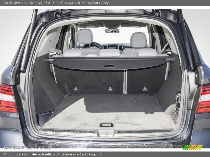 Steel Grey Metallic / Grey/Dark Grey 2015 Mercedes-Benz ML 350