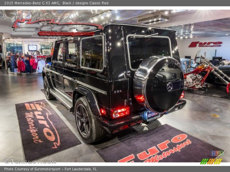 Black / designo Classic Red 2015 Mercedes-Benz G 63 AMG