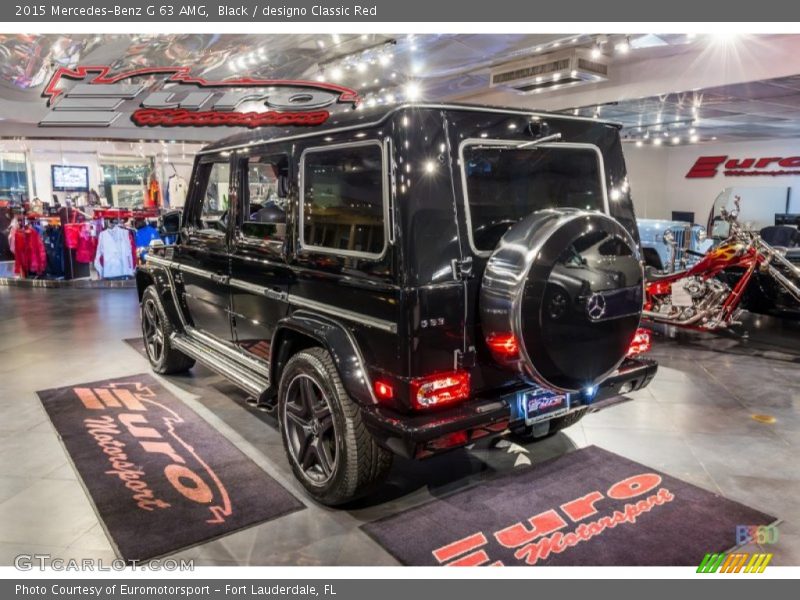 Black / designo Classic Red 2015 Mercedes-Benz G 63 AMG