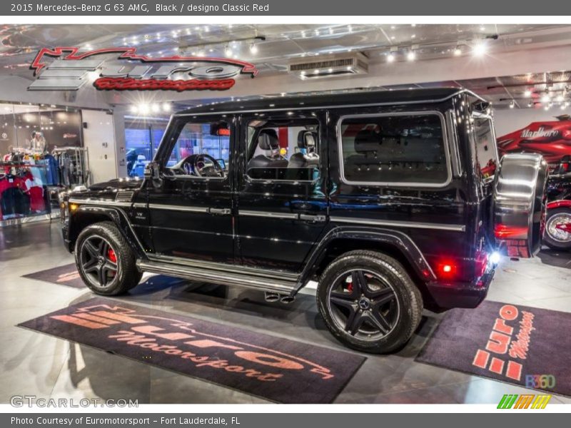 Black / designo Classic Red 2015 Mercedes-Benz G 63 AMG