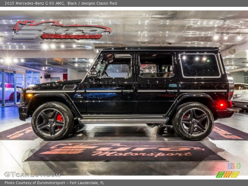 Black / designo Classic Red 2015 Mercedes-Benz G 63 AMG